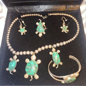 Vintage turquoise set